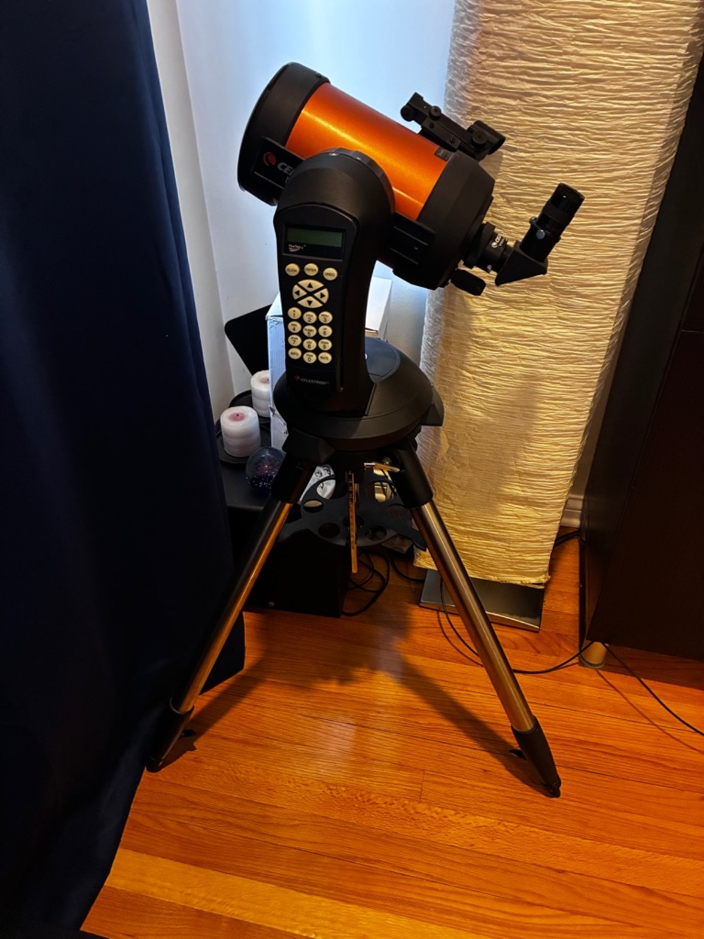 Celestron NexStar 5SE Orange and Black Computerized Telescope with Tripod
